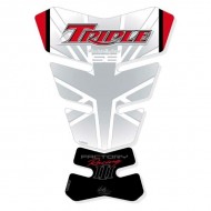 MOTOGRAFIX FUEL TANK PROTECTOR GRAPHICS TRIUMPH SPEED TRIPLE COLOUR WHITE