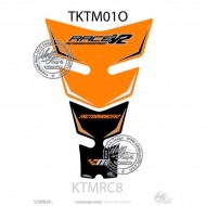 MOTOGRAFIX FUEL TANK PROTECTOR GRAPHICS KTM V2 COLOUR ORANGE