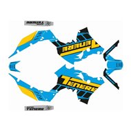 KIT DE ADHESIVOS YAMAHA TENERÉ 700 (2017-2022) COLOR CIAN / AMARILLO / NEGRO