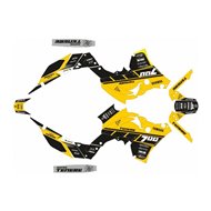 KIT DE ADHESIVOS RACING YAMAHA TENERÉ 700 (2017-2022) COLOR AMARILLO / NEGRO