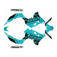 KIT DE ADHESIVOS YAMAHA TENERÉ 700 (2017-2022) COLOR TURQUESA / NEGRO