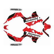 KIT DE ADHESIVOS YAMAHA TENERÉ 700 (2017-2022) COLOR ROJO / NEGRO