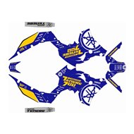 KIT DE ADHESIVOS LOGO YAMAHA TENERÉ 700 (2017-2022) COLOR AZUL / AMARILLO