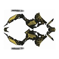 KIT DE ADHESIVOS BRÚJULA YAMAHA TENERÉ 700 (2017-2022) COLOR NEGRO/ ARENA