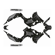 KIT DE ADHESIVOS BRÚJULA YAMAHA TENERÉ 700 (2017-2022) COLOR NEGRO/ GRIS