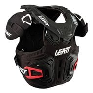 PETO Y COLLARIN INFANTIL LEATT FUSION 2.0 COLOR NEGRO  