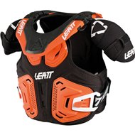 COLETE E GOLA INFANTIL LEATT FUSION 2.0 COR LARANJA 