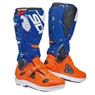 BOTA SIDI CROSSFIRE 3 SRS LIMITED EDITION COLOR AZUL / NARANJA