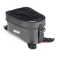 6L BLACK WATERPROOF GIVI TANK BAG WITH YELLOW INTERIOR [STOCKCLEARANCE]