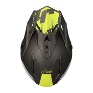 Just1 J38 Korner Fluorescent Yellow Titanium Color Helmet