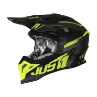 CASCO JUST 1 J39 STARS COLOR NEGRO / AMARILLO FLUOR / TITANIO