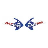 OUTLET COUPLE D'AUTOCOLLANTS DE PROTECTION DE RADIATEUR GAS GAS SIXDAYS (2019) CHILI