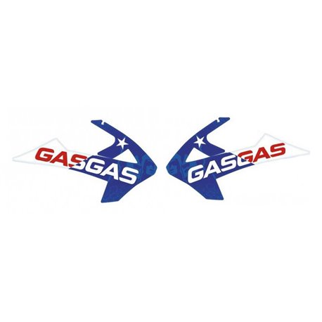 OUTLET PAREJA ADHESIVOS TAPAS DE RADIADOR GAS GAS SIXDAYS 2019 CHILE GAS GAS EC 250/300 (2018-2019)