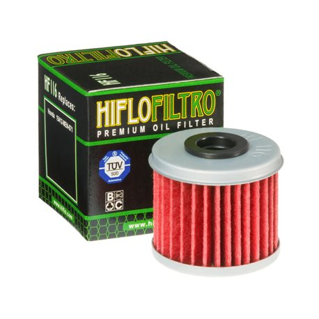 FILTRO ACEITE HF116 QUAD HONDA TRX450R ER (2004-2015)