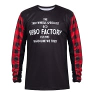 CAMISETA HEBO MX STRATOS WOODSMAN 2022 COLOR ROJO