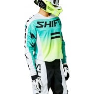 CAMISETA SHIFT WHITE LABEL FADE 2022 COLOR BLANCO / VERDE