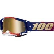 100% RACECRAFT 2 GOGGLES UNITED - GOLD LENS