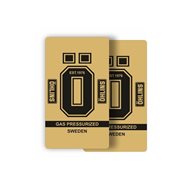 ADHESIVO DE HORQUILLA TRANSPARENTE OHLINS BLANCO (PAREJA)