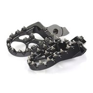 JUEGO ESTRIBERAS SOBREDIMENSIONADAS OFFPARTS HONDA CRF 450 RX (2017-2019) COLOR NEGRO