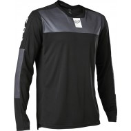 CAMISETA MANGA LARGA FOX DEFEND FOXHEAD COLOR NEGRO-28988-001-