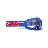 OUTLET YOUTH 100%  FMF ROCKET GOGGLES 2021 BLUE COLOUR - CLEAR LENS