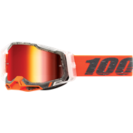 100% RACECRAFT 2 GOGGLES SCHRUTE - RED MIRROR LENS