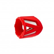 POLISPORT SILENCER EXHAUST PROTECTOR 340-400MM COLOUR RED