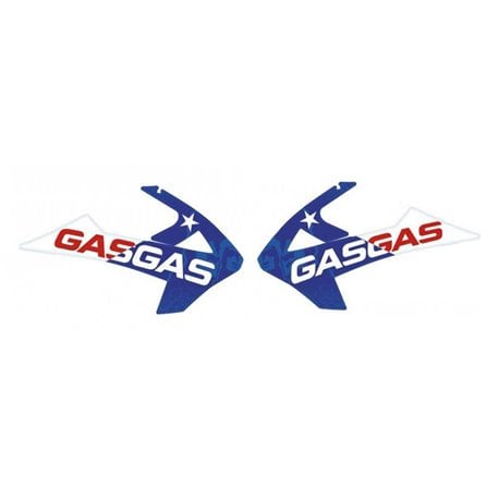 OUTLET PAREJA ADHESIVOS TAPAS DE RADIADOR GAS GAS SIXDAYS 2019 CHILE GAS GAS EC 250/300 (2018-2019)