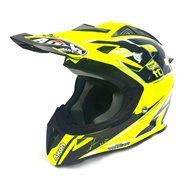 OFFER AIROH AVIATOR TC15 YOUTH HELMET COLOUR YELLOW  [STOCKCLEARANCE]