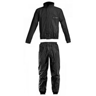 ACERBIS LOGO BLACK RAIN SUIT
