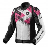 OUTLET CHAQUETA MUJER REV'IT APEX H2O COLOR NEGRO / ROSA