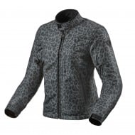 OUTLET CHAQUETA MUJER REV'IT SHADE H2O COLOR LEOPARDO / GRIS OSCURO