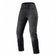 JEANS OUTLET REV'IT! VICTORIA 2 FEMME SF GRIS MOYEN USÉ LONG [LIQUIDATIONSTOCK]