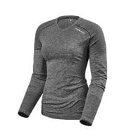 OUTLET CAMISETA REV'IT AIRBORNE LS MULHER COR CINZA ESCURO