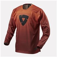 CAMISETA REV'IT SCRAMBLE COLOR ROJO BORGUNDIAN / NARANJA