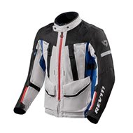 Abverkauf Jacke Rev'it! Sand 4 H2o Silber / Blau [lagerabverkauf]