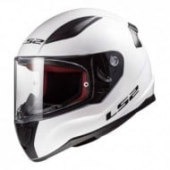 LS2 HELMET FF353 RAPID SINGLE MONO COLOUR WHITE GLOSS