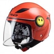 CASCO LS2 OF602 FUNNY 2022 COLOR ROJO BRILLO