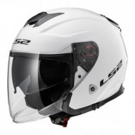 LS2 HELMET OF521 INFINITY SOLID COLOUR WHITE GLOSS
