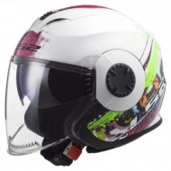 LS2 HELMET OF570 VERSO SPRING COLOUR WHITE / PINK