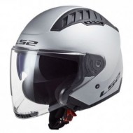LS2 HELMET OF600 COPTER COLOUR SILVER MATE