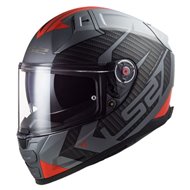 CASCO LS2 FF811 VECTOR II SPLITTER 2022 COLOR TITANIO MATE / ROJO