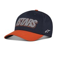 GORRA ALPINESTARS AGELESS COLOR AZUL MARINO / NARANJA