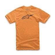 CAMISETA INFANTIL AGELESS ALPINESTARS COLOR NARANJA / NEGRO