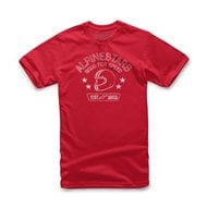 CAMISETA INFANTIL CIVIL SCHOOL ALPINESTARS COLOR ROJO