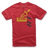 OFFER ALPINESTARS YOUTH WHIP SHIRT COLOUR RED / YELLOW [STOCKCLEARANCE]