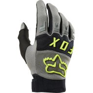 GUANTES FOX DIRTPAW COLOR GRIS / AMARILLO