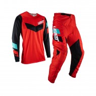 Combo Outlet Leatt Moto 3.5 Colore Rosso