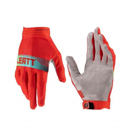 GUANTES LEATT MOTO 2.5 X-FLOW 2023 COLOR ROJO-LB602304065X-