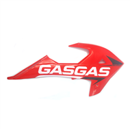 PR - TAPA DE RADIADOR DERECHA CON ADHESIVO GAS GAS EC 250/300 (2018-2019) COLOR ROJO